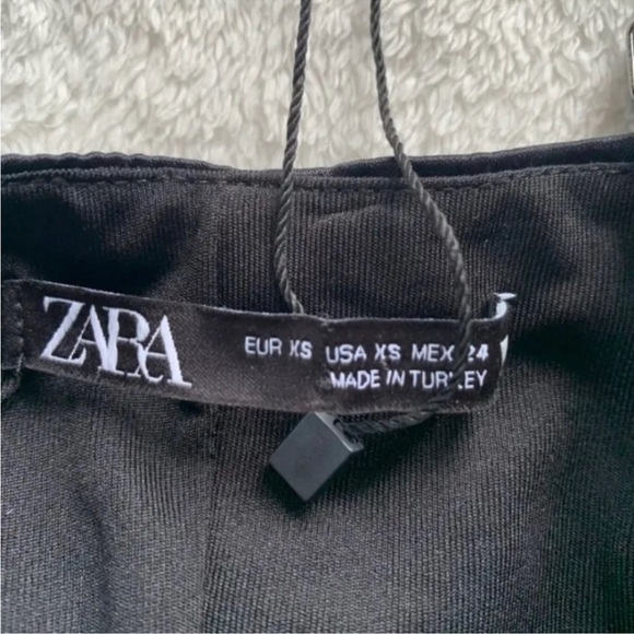 NWT Zara black satin bodysuit - Picture 3 of 3